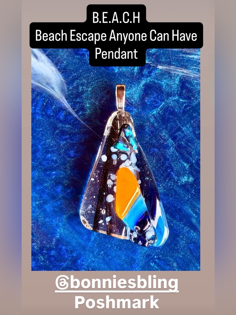 Bonnie’s Bling One of a Kind Fused Glass Jewelry and Accessories to Wear.